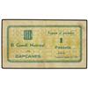 Image 1 : 1 Pesseta. -  Agost 1937. -  C.M. de CAPÇANES. -  ESCASO. AT-650; T-761. MBC. -  -