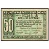Image 1 : 50 Cèntims. -  5 Octubre 1937. -  Aj. de CARDONA. -  AT-677; T-796. SC-. -  -
