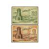 Image 1 : Lote 2 billetes 25 Cèntims y 1 Pesseta. -  Aj. de CASTELLSERA. -  AT-764,766; T-887,889. MBC+. -  -
