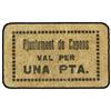 Image 1 : 1 Pesseta. -  Aj. de COPONS. -  Cartón. RARO. AT-869; T-1009. MBC+. -  -