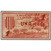 Image 1 : 1 Pesseta. -  Juliol 1937. -  Aj. de LA FATARELLA. -  AT-997; T-1156. EBC. -  -