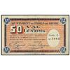 Image 1 : 50 Cèntims. -  25 Octubre 1937. -  Aj. de FÍGOLS DE SEGRE. -  ESCASO. AT-1004; T-1170. MBC+. -  -