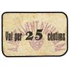 Image 1 : 25 Cèntims. -  Aj. d´IGUALADA. -  Cartón. ´25´ inclinado. RARO. AT-1258; T-1453. MBC+. -  -