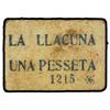 Image 1 : 1 Pesseta. -  LA LLACUNA. -  Cartón. (Algo sucio). RARO. AT-1313; T-1499. MBC+. -  -