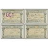 Image 1 : Lote 4 billetes de 25 Cèntims. -  Aj. de EL MASNOU. -  Normal, sin sello en seco, con tampón 025(2).