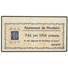 Image 1 : 1 Pesseta. -  Octubre 1937. -  Aj. de MONTFERRI. -  RARO. AT-1571; T-1807. EBC. -  -