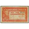 Image 1 : 50 Cèntims. -  S/F. -  Aj. de PALLEJÀ. -  Sin sello tampón. AT-1770b; T-2037b. MBC+. -  -
