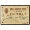 Image 1 : 1 Pesseta. -  C.M. de PERAFITA. -  (Algo sucio). AT-1803; T-2087. MBC. -  -