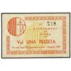 Image 1 : 1 Pesseta. -  1937. -  Aj. de PIERA. -  Anv.: Escudo en verde oliva. ESCASO. AT-1819a; T-2103. EBC-.