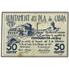 Image 1 : 50 Cèntims. -  10 Setembre 1937. -  Aj. d´EL PLA DE CABRA. -  (Manchitas). ESCASO. AT-1848; T-2138.
