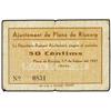 Image 1 : 50 Cèntims. -  1 Febrer 1937. -  Aj. de PLANA DE RIUCORP. -  (Pequeña rotura. Algo sucio). AT-1856;