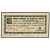 Image 1 : 25 Cèntims. -  1 Gener 1937. -  C.M. de PLANES DEL MONTSIÀ. -  Firma del presidente estampada en vio