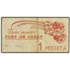 Image 1 : 1 Pesseta. -  C.M. de PONT DE SUERT. -  ESCASO. AT-1949; T-2247. MBC. -  -