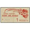Image 1 : 1 Pesseta. -  C.M. de PONT DE SUERT. -  ESCASO. AT-1949; T-2247. MBC+. -  -