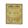 Image 1 : 50 Cèntims. -  Aj. de SEVA. -  Cartón. RARO. AT-2376; T-2755. EBC+. -  -
