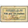 Image 1 : 50 Cèntims. -  Maig 1937. -  Aj. de SILS. -  (Algo sucio). AT-2378; T-2757. MBC. -  -