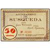 Image 1 : 50 Cèntims. -  15 Agost 1937. -  Aj. de SUSQUEDA. -  RARO. AT-2424a; T-2814. MBC. -  -