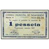 Image 1 : 1 Pesseta. -  Setembre 1937. -  C.M. de TAGAMANENT. -  RARO. AT-2426; T-2816. SC. -  -