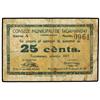 Image 1 : 25 Cèntims. -  Setembre 1937. -  C.M. de TAGAMANENT. -  (Sucio). RARO. AT-2428; T-2818. MBC. -  -