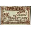 Image 1 : 50 Cèntims. -  1 Setembre 1937. -  Aj. ULLDECONA. -  Sin número ni sello en seco. AT-2614b; T-3032b.