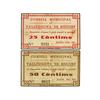 Image 1 : Lote 2 billetes 25 y 50 Cèntims. -  Juliol 1937. -  C.M. de VALLFOGONA DE RIUCORP. -  AT-2667/68; T-