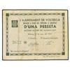 Image 1 : 1 Pesseta. -  5 Juny 1937. -  Aj. de VOLTREGÀ. -  AT-2914; T-3377. MBC. -  -