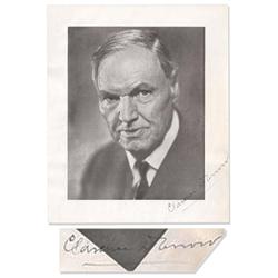 Clarence Darrow Signed Photo