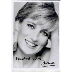 Princess Diana Signed Photo