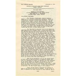 JFK Speech November 1963