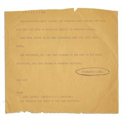 JFK Assassination Teletype