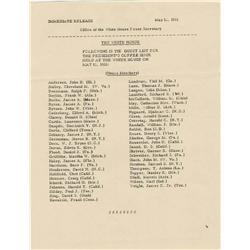 JFK White House Guest List