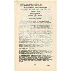 JFK Inaugural Address