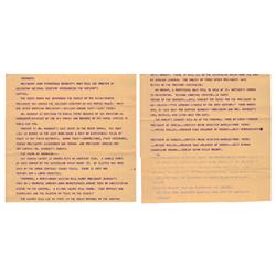 JFK Obituary Teletype