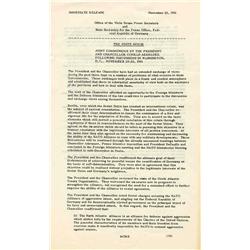 JFK Press Release 1961