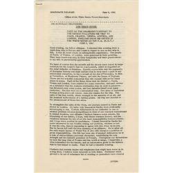 JFK Press Release 1961