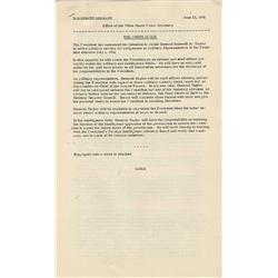 JFK Military Appt. 1961