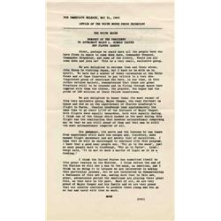 JFK Space Press Release