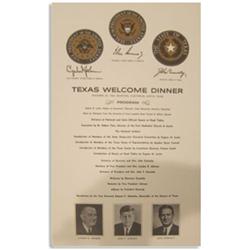 JFK Texas Dinner Program