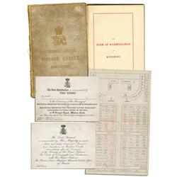 Queen Victoria Wedding Program