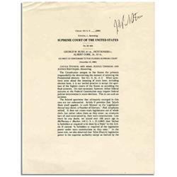 J.P. Stevens Bush vs. Gore Signed