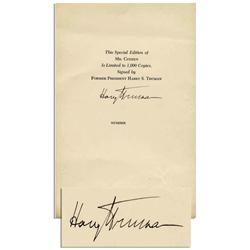 Harry Truman Signature