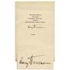 Image 1 : Harry Truman Signature