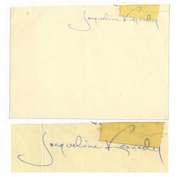 Jackie Kennedy Signature