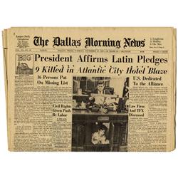 JFK Assassination Newspaper