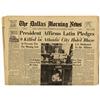 Image 1 : JFK Assassination Newspaper