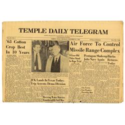 JFK Assassination Newspaper