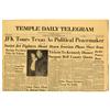 Image 1 : JFK Assassination Newspaper