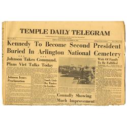 JFK Assassination Newspaper