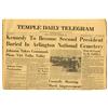 Image 1 : JFK Assassination Newspaper