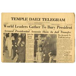 JFK Assassination Newspaper